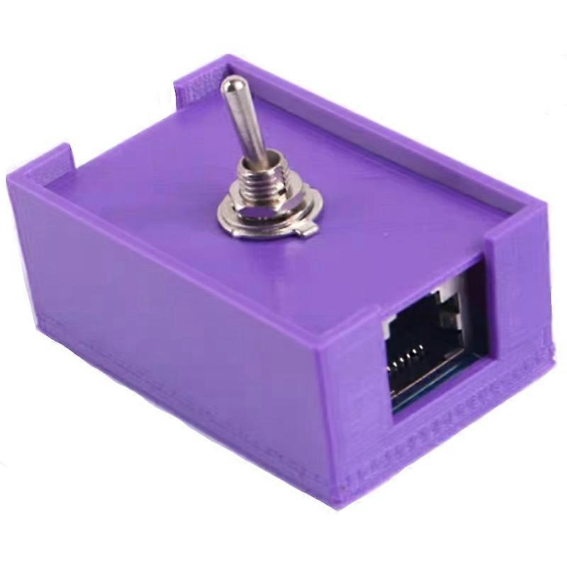 RJ45 Ethernet Cable with Toggle Switch and Case for Network Switch, Twisted Pair