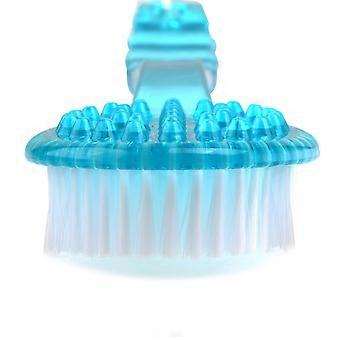 Bath Brush Shower Brush for Bathing Use with Long Handle Blue Color