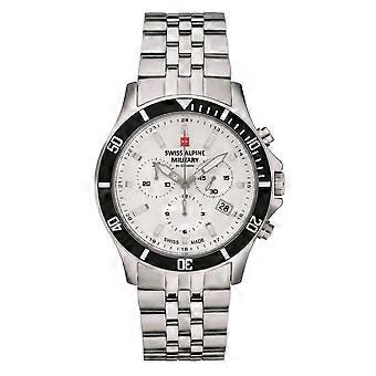 Swiss Alpine Military - 7022.9132 - Wristwatch - Men's - Quartz - Challenger Chronograph
