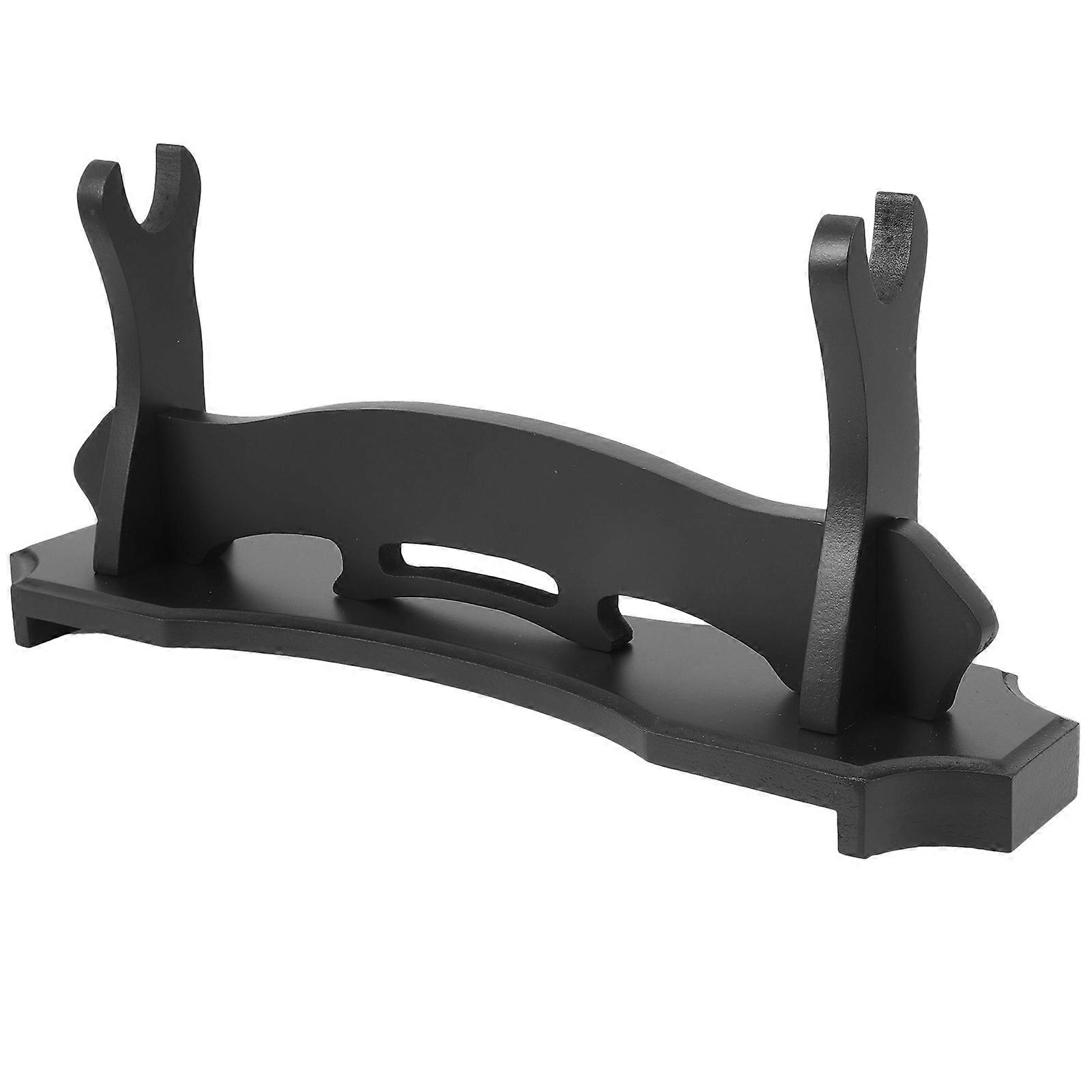Sword Stand Black Sword Rack for Holding Use with Durable Structure
