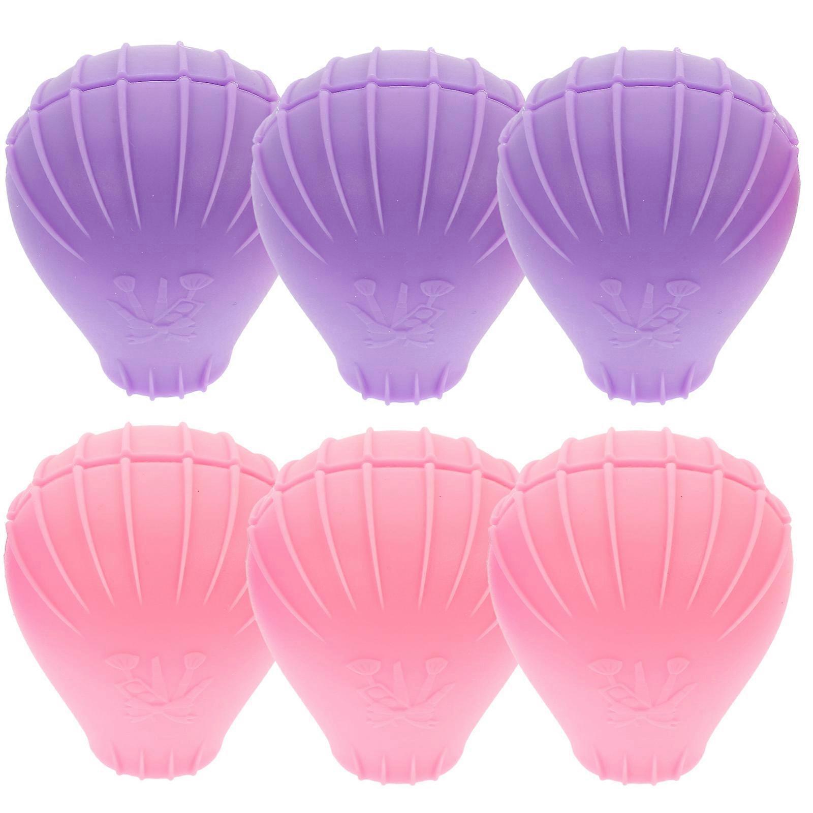Makeup Brush Protector Silicone Covers for 6Pcs Brush Protection Use