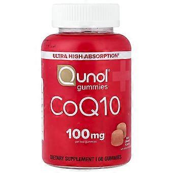 Qunol, CoQ10 Gummies, Rich Orange, 60 Gummies (50 mg per Gummy)