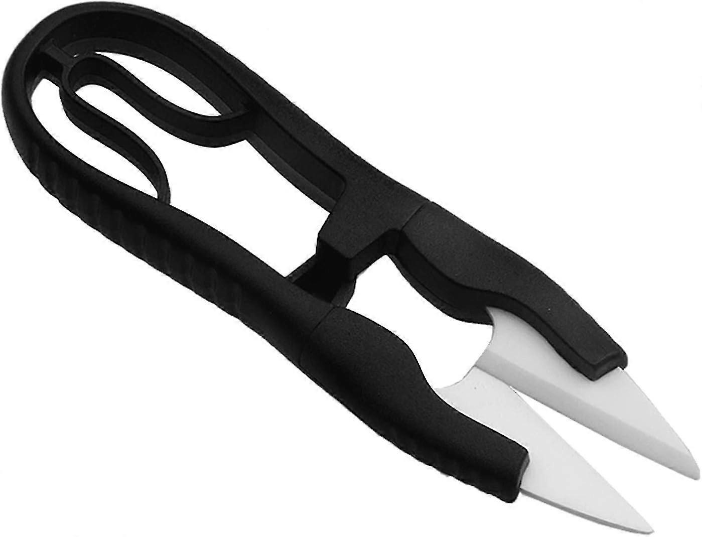 Insulated U-Shaped Ceramic Scissors Multipurpose High Hardness Cutter