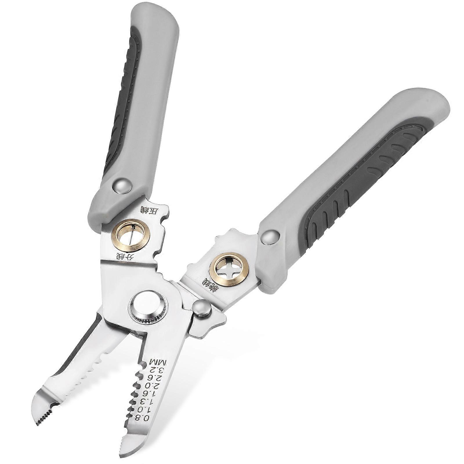 Wire Stripper Tool Manual for Electrical Wire Stripping Beige