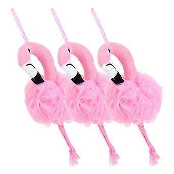 3 SZTUK Cartoon Flamingo Kwiat Do Kąpieli Piękny Kid Flamingo Kula Do Kąpieli Domowe Narzędzie Do Kąpieli