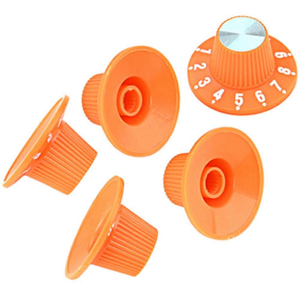 5pcs Professional Electric Guitar Bass Volume Knobs Potentiometer Knobs