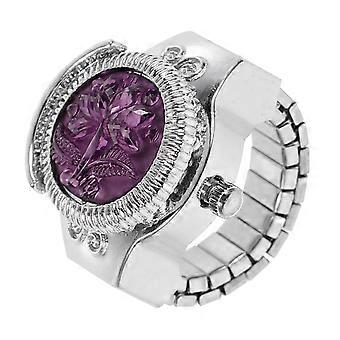 1pc Fashion Finger Ring Watches Portable Finger Watch Decorative Finger Watch