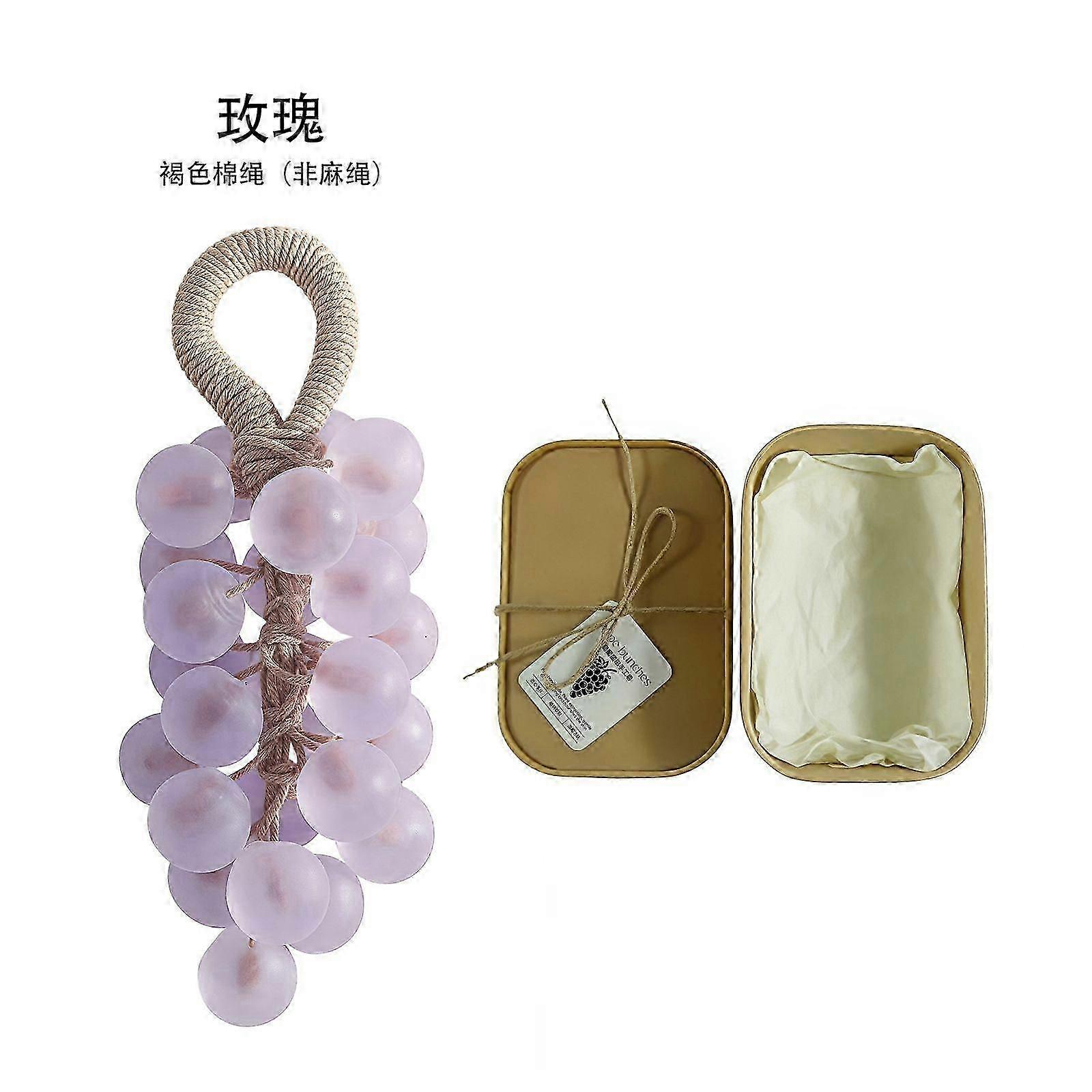 Begränsad tid!! Amz Rose Round Grape Soap (Presentask)