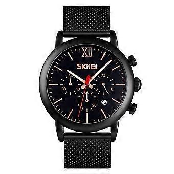 Diamond Roman Literal Steel Strap Uhr, Farbe: Silber + Armband Silber + Armband