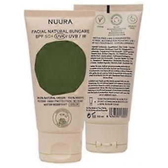 SPF50 colored face sun cream 50 ml of cream