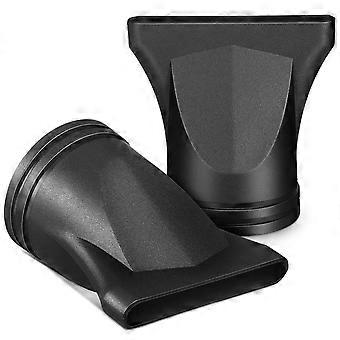 2 stks Zwarte Haardroger Nozzle Attachment Salon Styling Concentrator Diffuser Tips Voor Föhns Voor Krullend Haar Kappersaccessoires Pak Voor Haar