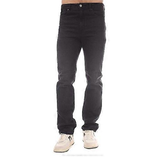 Belstaff Mens Leather Patch Straight Jeans