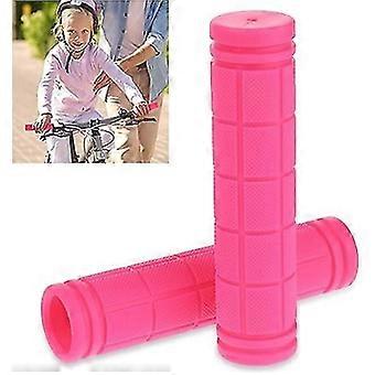 Puños de manillar de bicicleta, 1 par de puños ergonómicos para niños, puños de goma antideslizantes, puños de manillar de bicicleta de 19 mm.