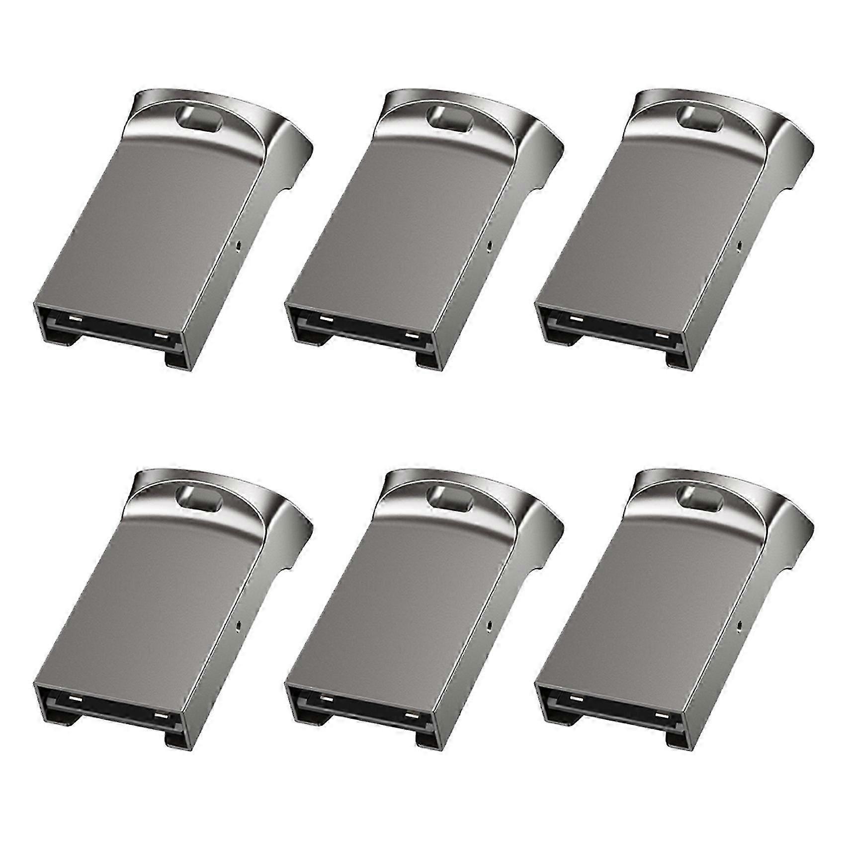 6X Mini TF Card Reader USB Computer Card Reader TF Card Memory Reader Adapter with LED Indicator compatible with Computer Car Audio