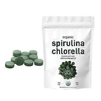 Organic Spirulina Chlorella 720 Counts