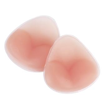 Da donna riutilizzabile autoadesivo push up silicone busto chiusura frontale Sexy V-Shape Backless senza spalline reggiseno invisibile - taglia F Cup (nudo)