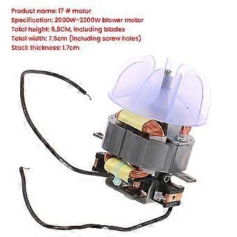 2X Frisørsalon Professionel Højtydende Hårtørrer Motor Motortilbehør Hårtørrer Motor Motor med Ventilatorblad