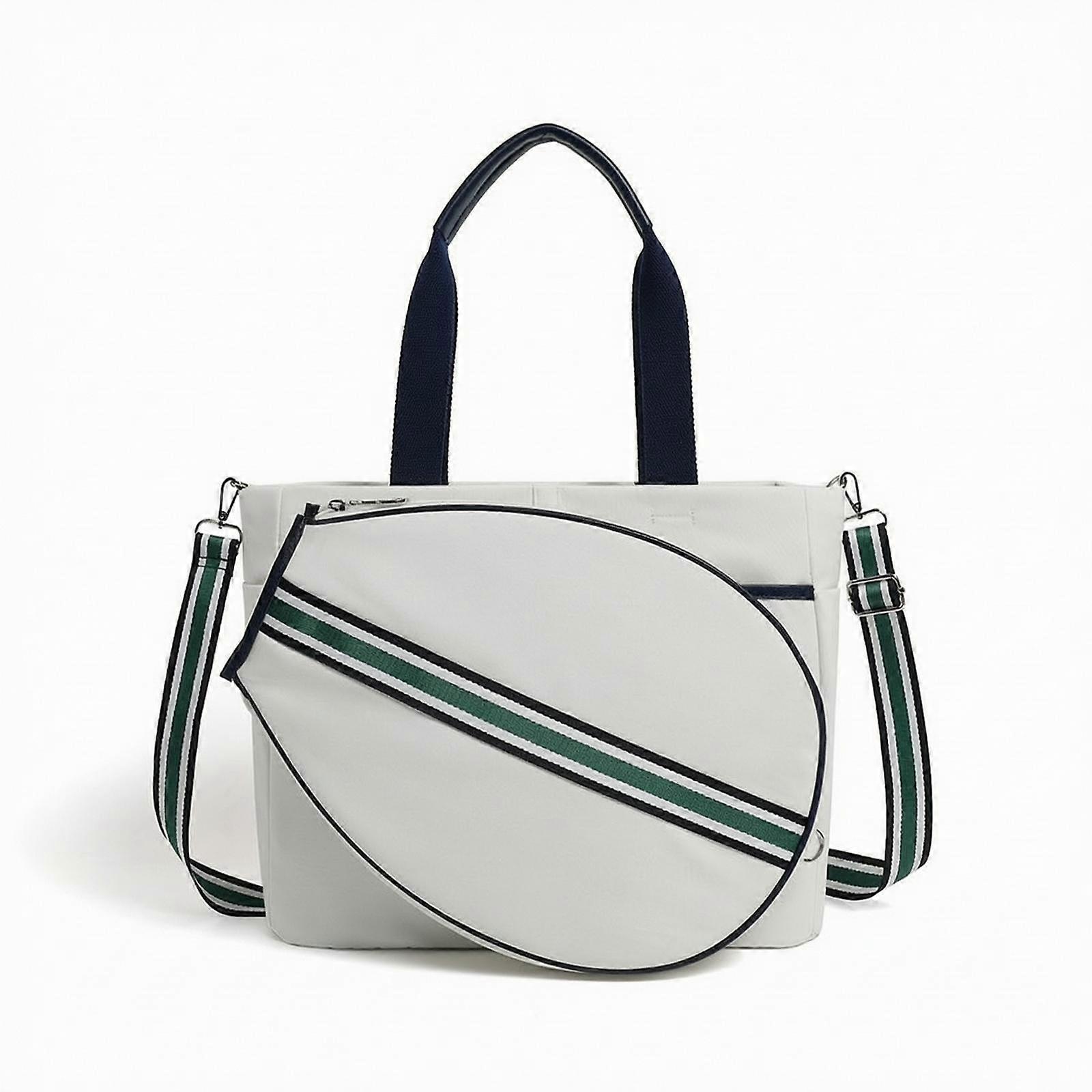 Racket Storage Bag with Shoulder Strap Rectangular Tennis Racket Bag Detachable