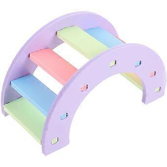 Violette Hamster-Kletterbrücke – Spielzeug für Training und Spiel mit kleinen Haustieren