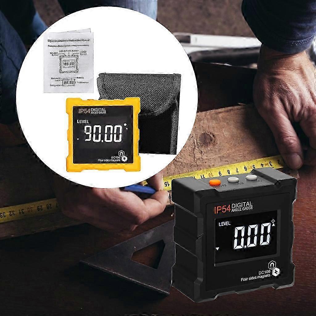Precision Digital Protractor Inclinometer LCD Level Box Digital Angle Finder