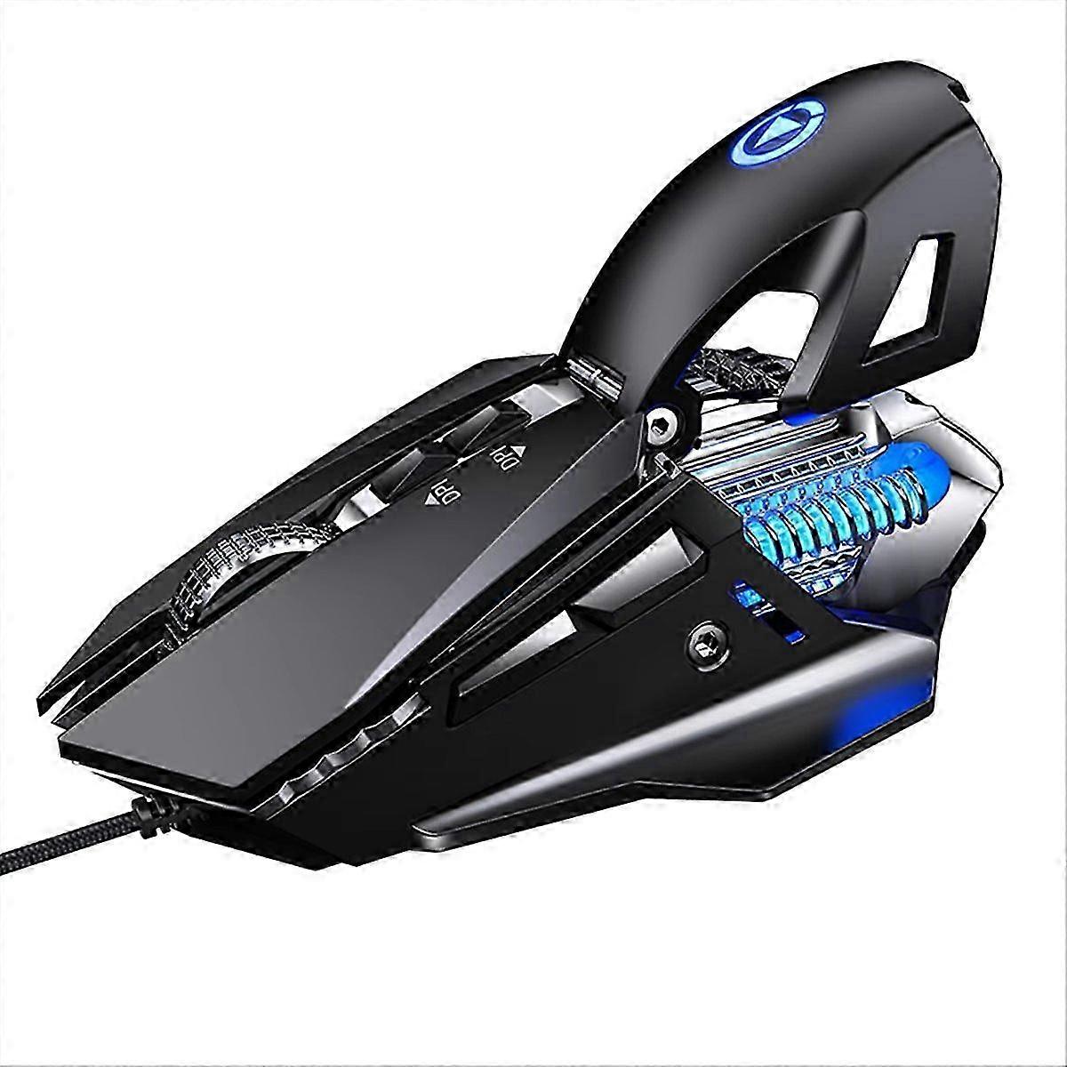 G10 USB Wired Macro Programming Gaming Mouse Black