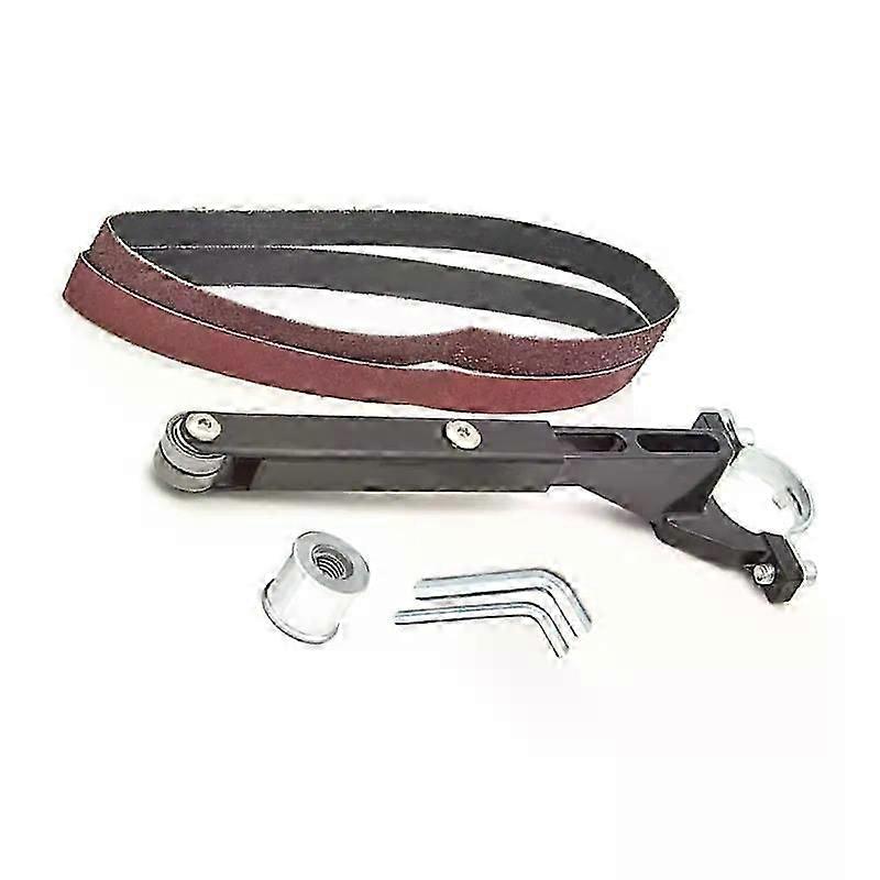Belt Sander Attachment Adapter Angled Grinder Modified Sanding Support Tool Pipe