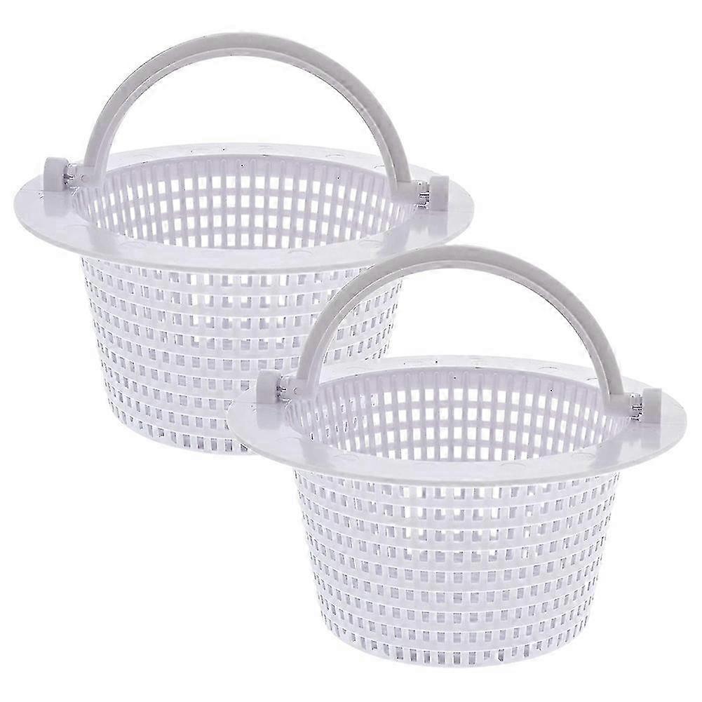 2 Pack - Above Ground Pool Thru-Wall Skimmer Baskets