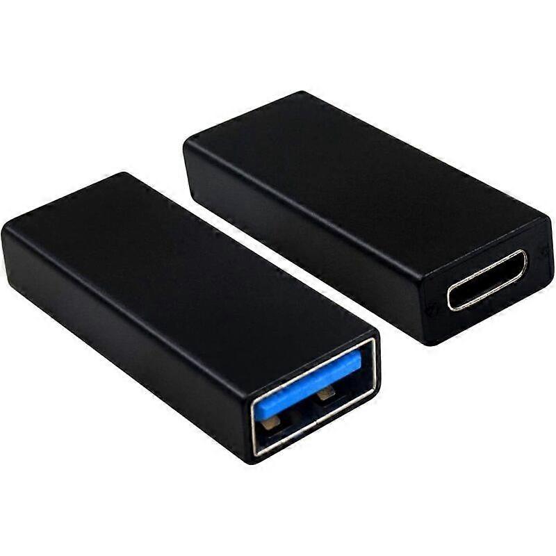 2-Pack USB-C To USB 3.0 Adapters Black