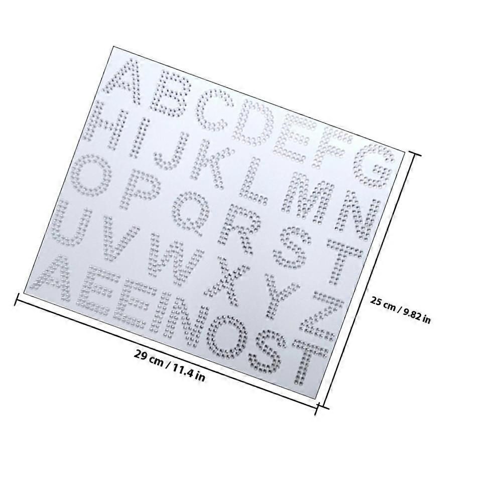Multi-Function Glitter Stickers Letter Stickers for Decoration 3 Sheets