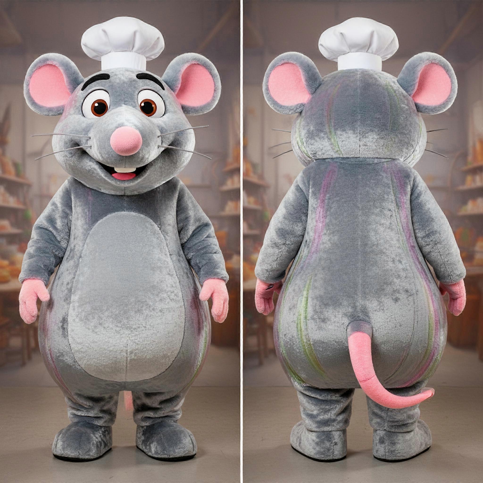 MASTICOT Silver Sleek Ratatouille Mascot
