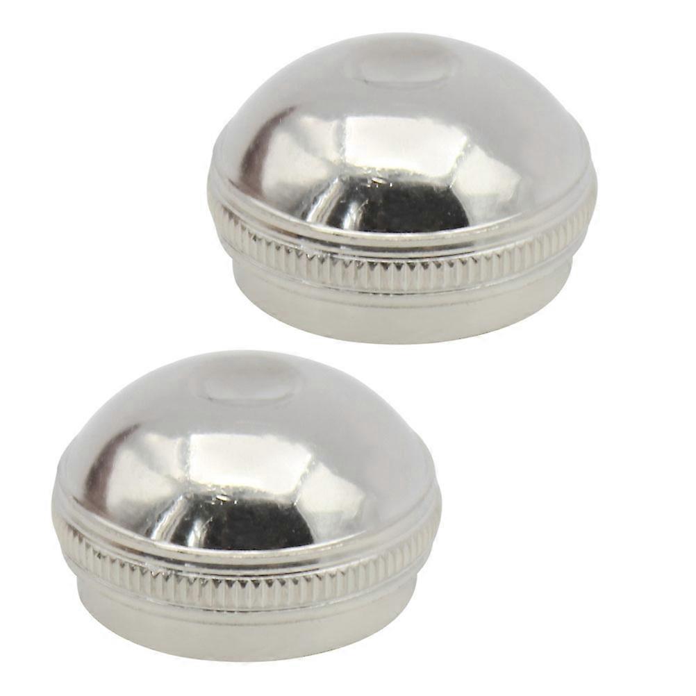 Parafusos para Cabeça de Flauta Prateados - Conjunto de Reposição para Acessórios de Flauta (2 peças)