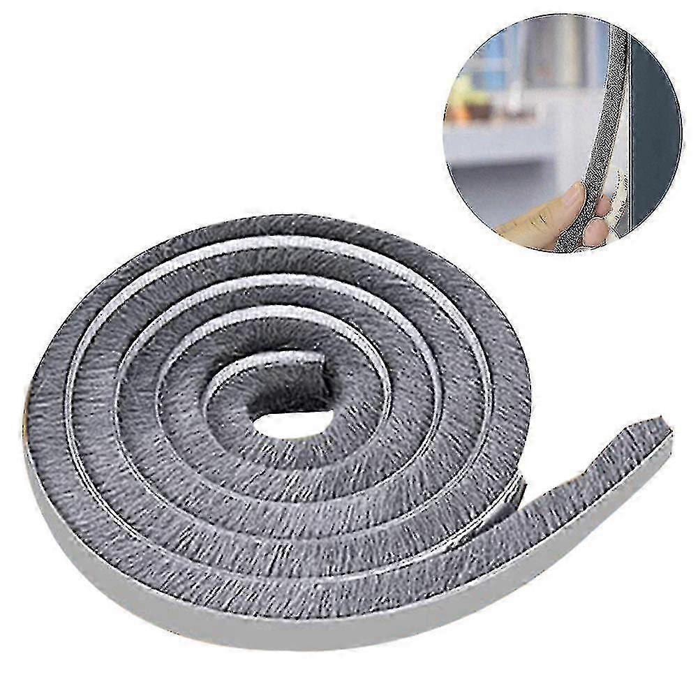 Windproof Self-adhesive Brush Type Door Bottom Sealing Strip
