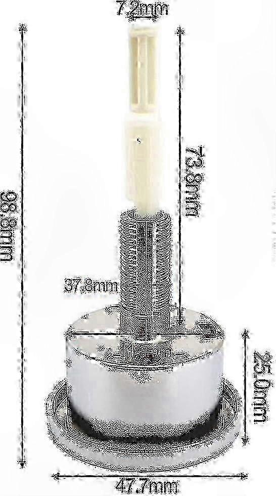 Dual Actuation Push Button with Abs Chrome Finish for Flush Systems