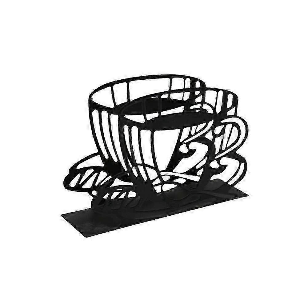 Durable Black Stainless Napkin Stand