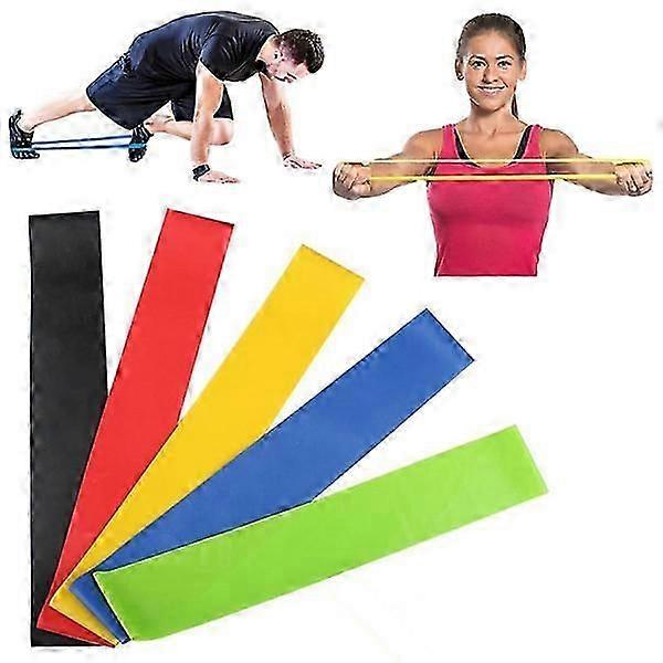 5-pack Training bands / Elastic bands - Training multicolor