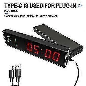 Large Gym Timer Clock Gym Stopwatch Count Down/up, Workout Timer Interval Clock