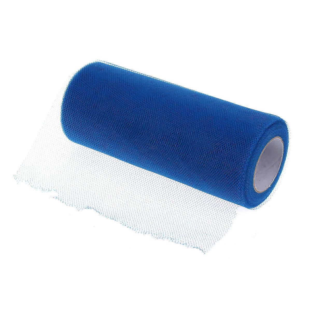 Tulle Decoration Roll for DIY Wedding Crafts 1 Roll Dark Blue