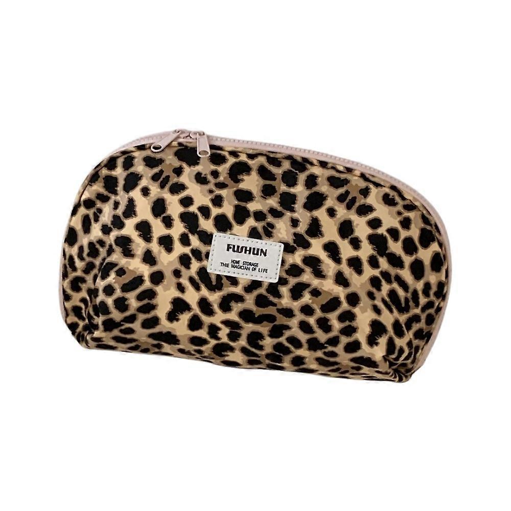 Leopard Print Underwear Organizer Bag Cartoon Multi-function Bra Storage Bag Close