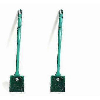 Aquarium Sponge Cleaning Squeegee Magnet Brush Magnetic Glass for 40cm 2 P YF