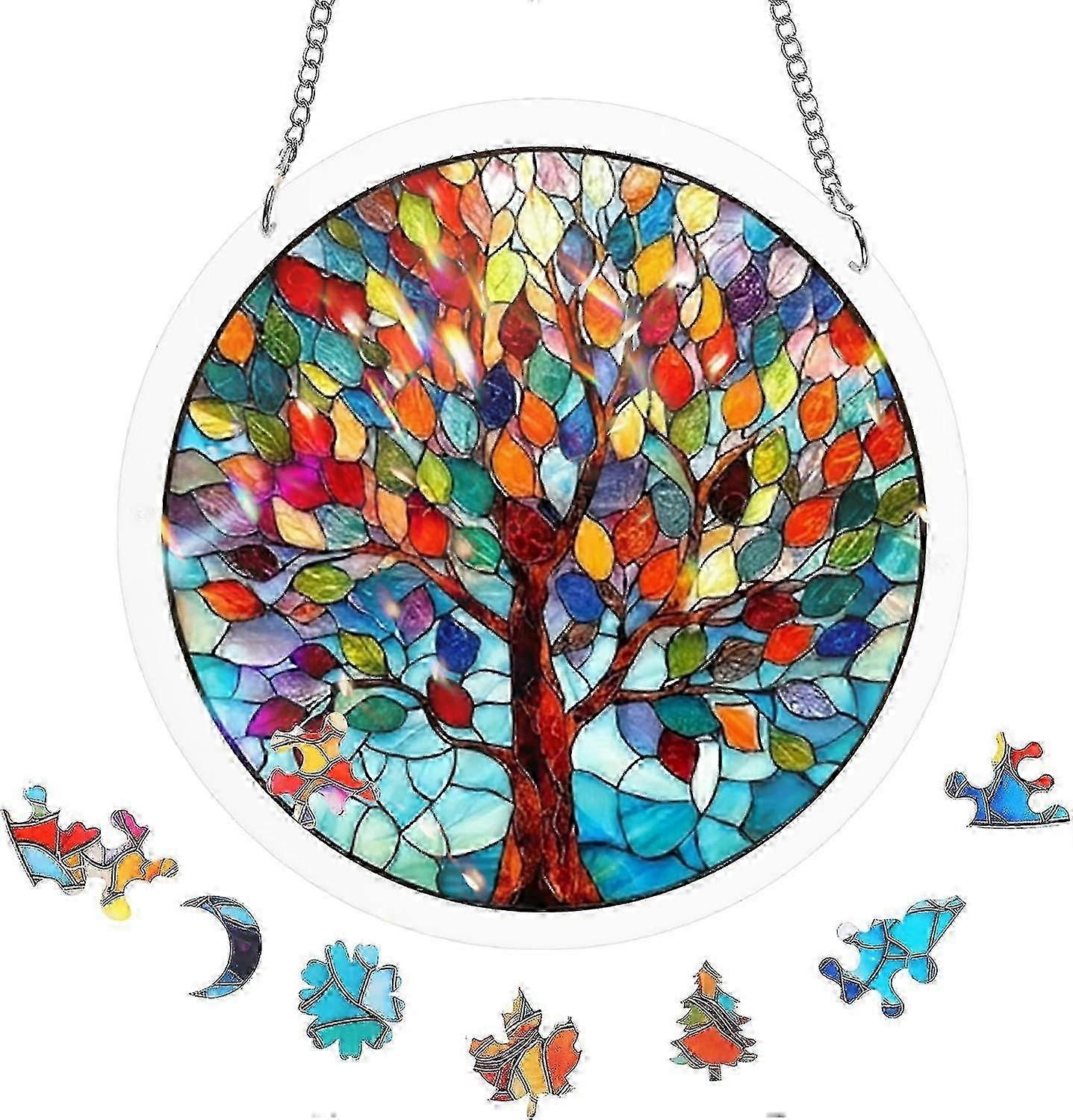 Thick Acrylic Puzzle Suncatcher