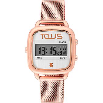 Tous d-logo Watch for Digital Woman Quartz with Stainless Steel Bracelet 200350560