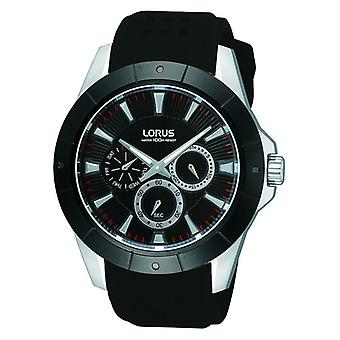 Lorus Watches Quartz Analog Man Watch with RP687AX9 Rubber Bracelet