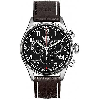 Spitzbergen f13 Quartz analogico Uomo Orologio con Cowhide Bracciale 6186-2