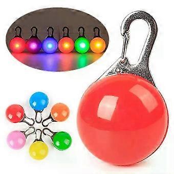 1 Led Luminous Dog Cat Collar Glowing Pendant Pet Leads Glow Accessories Bright Necklace Luminous Collar Night Safety Decoration PARYT