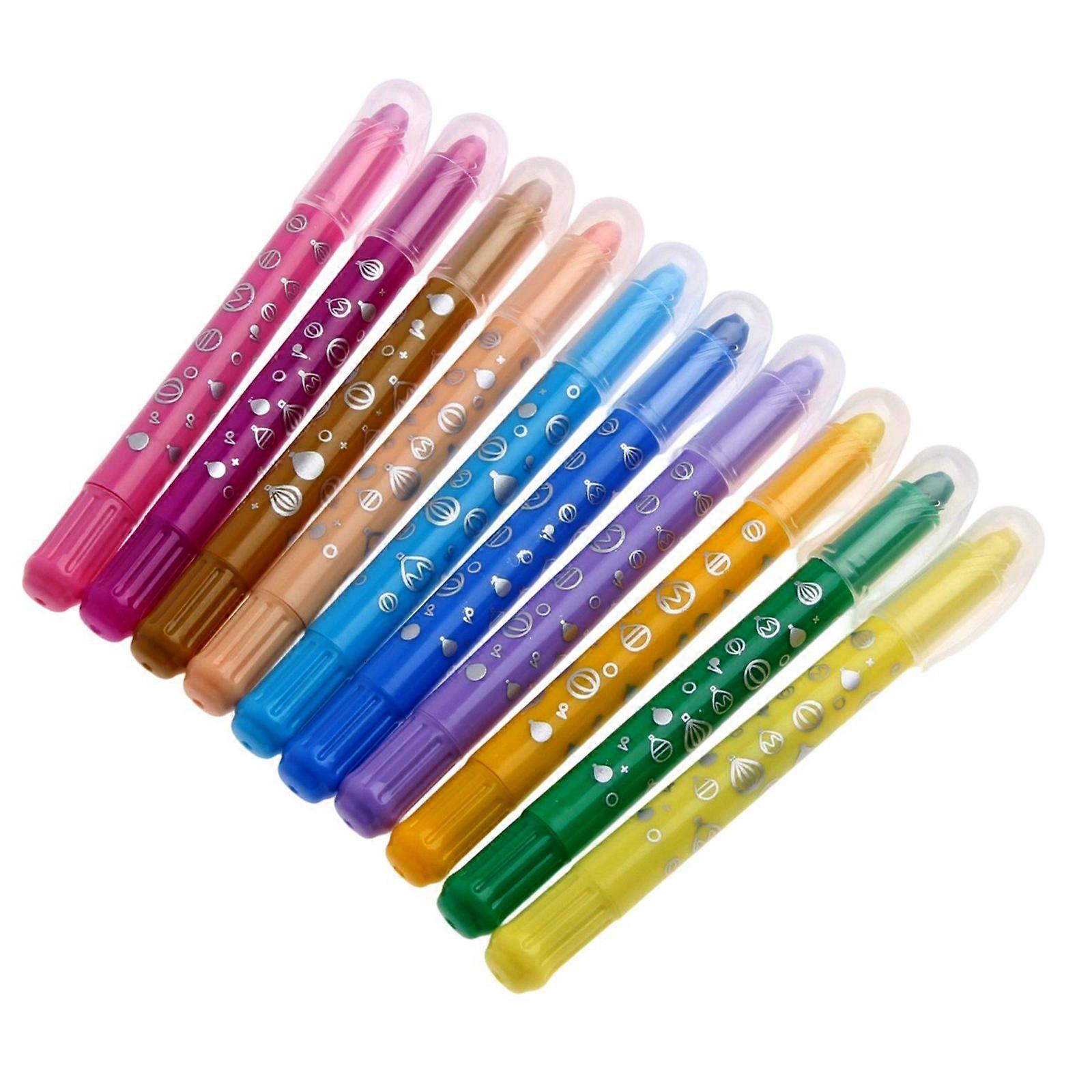 10 crayons rotatifs - 10 couleurs