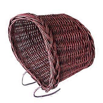 Handmade Front Handlebar Basket for Storing Gadgets Natural Brown