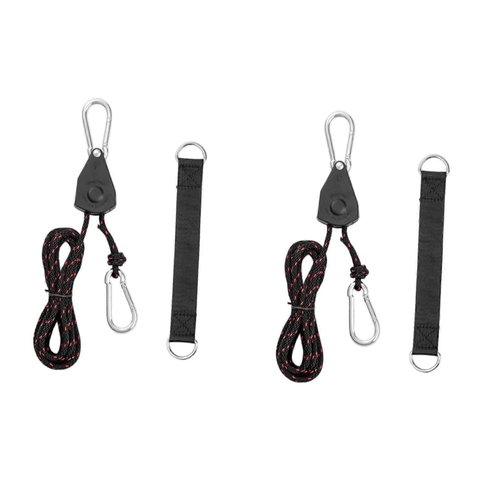 2Pcs Adjustable Rope Hanger Down Accessories for Secure Pad to Boat Cleat
