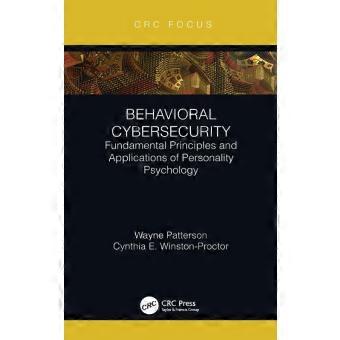 Behavioral Cybersecurity Fundamental Principles And Applications Of Personality