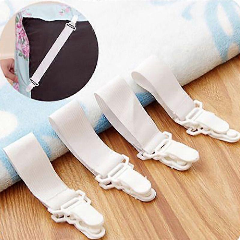 4Pcs Elastic Nylon Sheet Fastener Belt