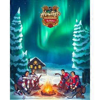 NHL Heritage Classic 2026 Winnipeg Aurora Hockey jigsaw puzzle game for adults and kids